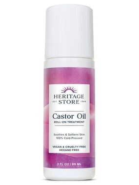 Heritage Store Castor Oil Roll-On Treatment NWT
